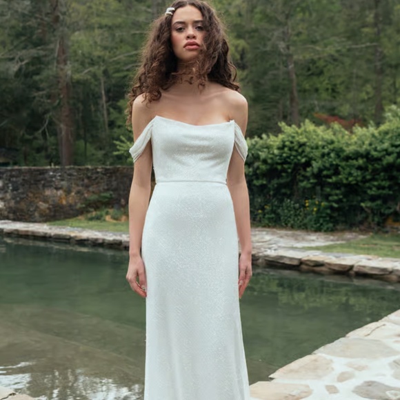 Jenny Yoo Opal Bridal Gown Size 0 - Picture 2 of 10